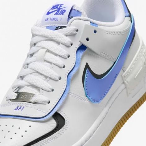 Кросівки жіночі Nike AIR FORCE 1 SHADOW біло-фіолетово-чорні DZ1847-109