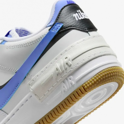 Кросівки жіночі Nike AIR FORCE 1 SHADOW біло-фіолетово-чорні DZ1847-109