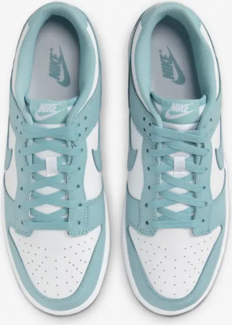 Кроссовки Nike DUNK LOW RETRO бирюзово-белые DV0833-106