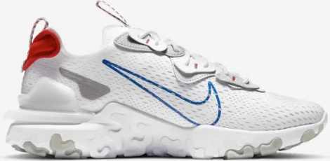 Кроссовки Nike REACT VISION бело-красно-синие DJ4597-100