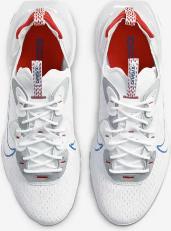 Кроссовки Nike REACT VISION бело-красно-синие DJ4597-100