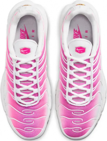 Кросівки жіночі Nike AIR MAX PLUS біло-рожеві CZ7931-100