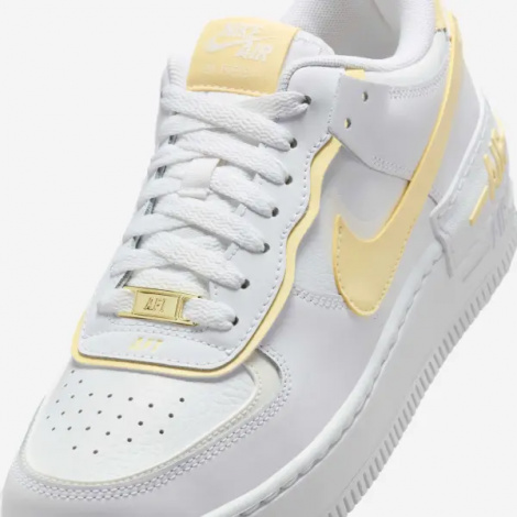 Кроссовки женские Nike AIR FORCE 1 SHADOW бело-желтые CI0919-122