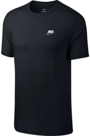 Футболка Nike SPORTSWEAR CLUB черная AR4997-014