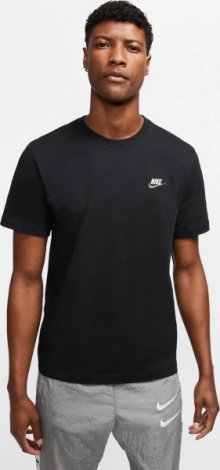 Футболка Nike SPORTSWEAR CLUB черная AR4997-014