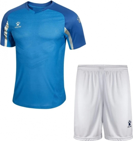 Комплект футбольной формы Kelme ELITE сине-белый 8051ZB1004.9432_K15Z434-1.9100