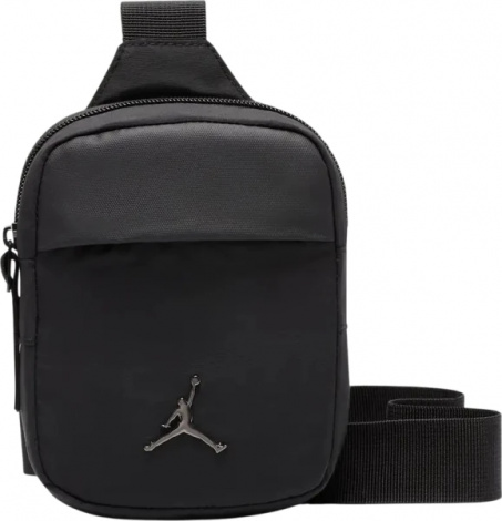 Сумка через плечо Nike JORDAN AIRBORNE HIP BAG черная 7A0747-023