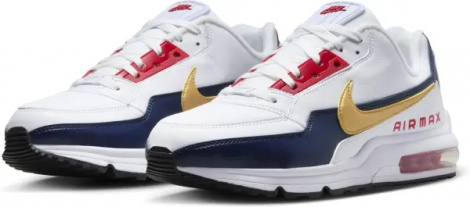 Кросівки Nike AIR MAX LTD 3 PREMIUM біло-темно-синьо-червоно-золоті 695484-186
