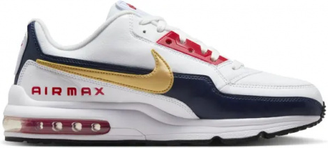 Кросівки Nike AIR MAX LTD 3 PREMIUM біло-темно-синьо-червоно-золоті 695484-186