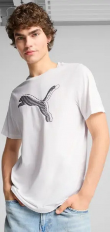Футболка Puma HOUSE OF GRAPHICS белая 688891-02