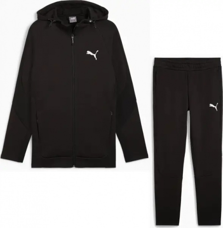 Спортивний костюм підлітковий Puma EVOSTRIPE чорний 681700-01__681702-01