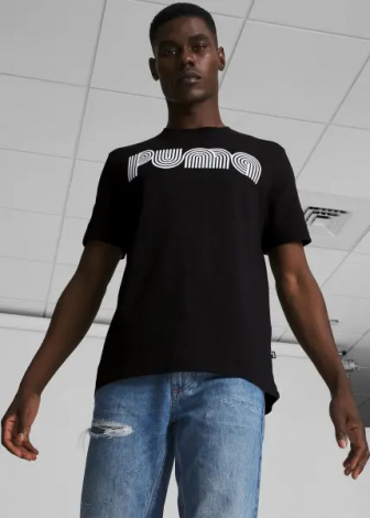 Футболка Puma MAZE GRAPHIC черная 678786-01