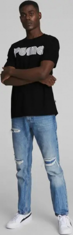 Футболка Puma MAZE GRAPHIC черная 678786-01