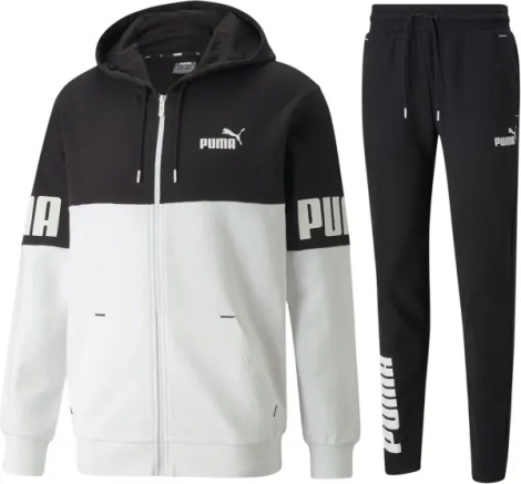Спортивный костюм Puma POWER черно-белый 670496-01__670425-01