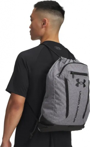 Рюкзак Under Armour HUSTLE SACKPACK 22L серый 6000519-025