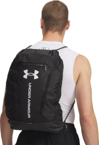 Рюкзак Under Armour HUSTLE SACKPACK 22L черный 6000519-001