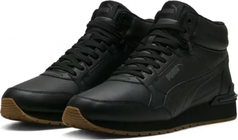 Ботинки Puma ST RUNNER V4 MID черно-коричневые 40289302