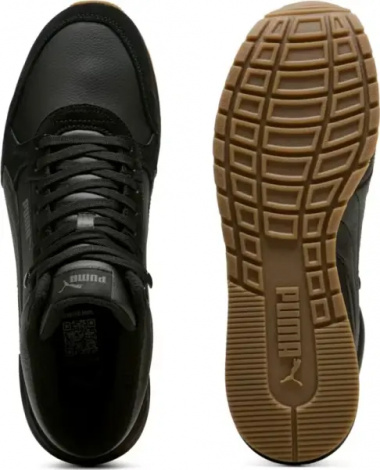 Ботинки Puma ST RUNNER V4 MID черно-коричневые 40289302