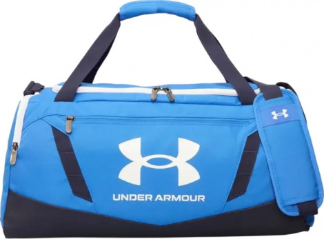 Сумка спортивна Under Armour UNDENIABLE 5.0 DUFFLE SM синьо-темно-синьо-біла 1369222-402
