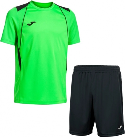 Комплект футбольної форми Joma CHAMPION VII салатово-чорний 103081.021_100053.100