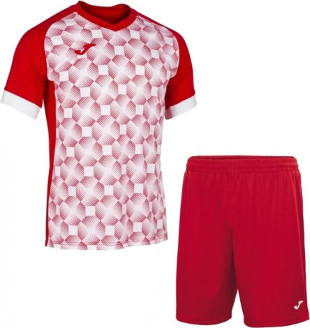 Комплект футбольної форми Joma SUPERNOVA III червоно-білий 102263.602_100053.600