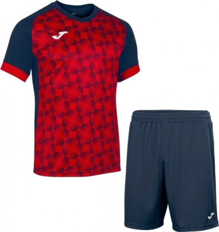 Комплект футбольної форми Joma SUPERNOVA III темно-синьо-червоний 102263.336_100053.331