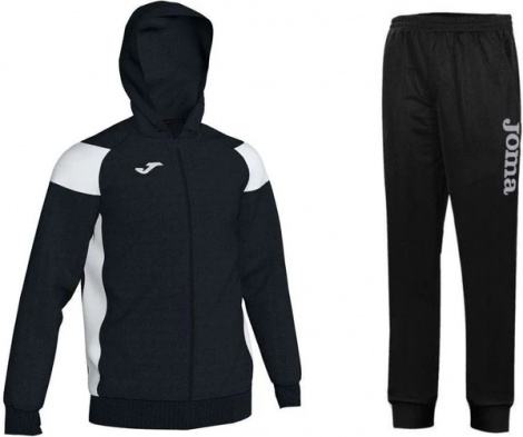 Спортивний костюм з капюшоном Joma CREW III чорно-білий 101271.102_9016P13.10