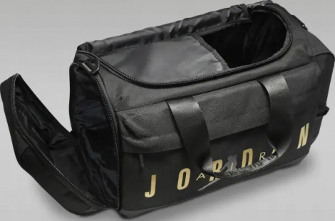 Сумка спортивна Nike JORDAN VELOCITY DUFFLE BAG (46L) чорно-золота SM0920-K5X
