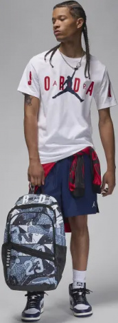 Рюкзак Nike JORDAN AIR PATROL BACKPACK дымчато-голубо-серо-черный MA0924-F69