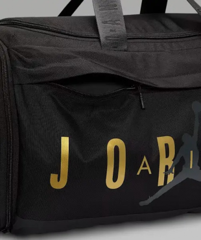 Сумка спортивна Nike JORDAN VELOCITY DUFFLE BAG (81L) чорно-золота LM0920-K5X