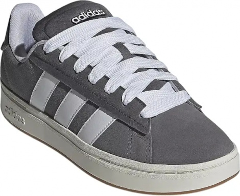 Кеды детские Adidas GRAND COURT ALPHA серо-белые JR0542