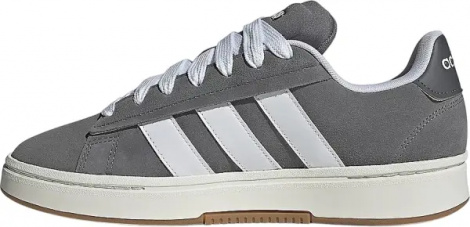 Кеды детские Adidas GRAND COURT ALPHA серо-белые JR0542