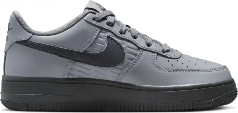 Кросівки підліткові Nike AIR FORCE 1 (GS) сіро-чорні IH4475-025