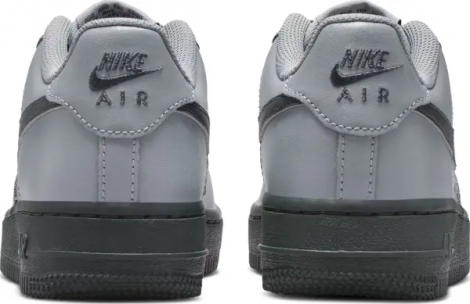 Кросівки підліткові Nike AIR FORCE 1 (GS) сіро-чорні IH4475-025