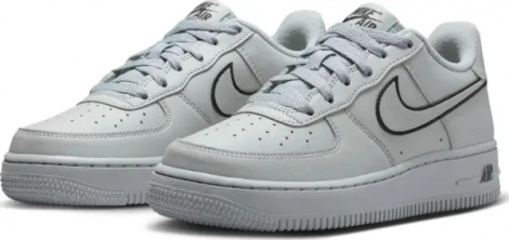 Кросівки підліткові Nike AIR FORCE 1 (GS) світло-сірі IF6158-077