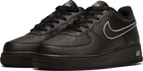 Кросівки підліткові Nike AIR FORCE 1 (GS) чорно-сірі IF6158-010