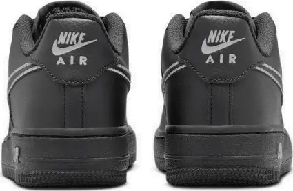 Кросівки підліткові Nike AIR FORCE 1 (GS) чорно-сірі IF6158-010