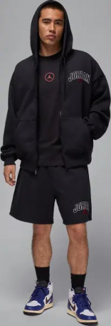 Толстовка Nike JORDAN BROOKLYN FLEECE OVERSIZED чорна IB7908-010