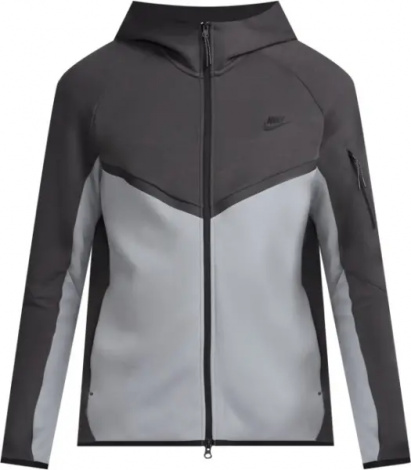 Толстовка Nike TECH FULL-ZIP WINDRUNNER HOODIE темно-сіро-сіра HV0949-061