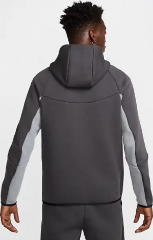 Толстовка Nike TECH FULL-ZIP WINDRUNNER HOODIE темно-сіро-сіра HV0949-061