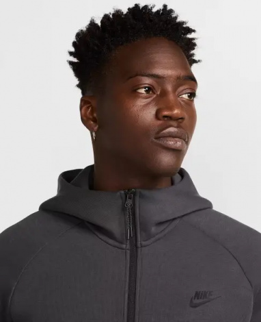 Толстовка Nike TECH FULL-ZIP WINDRUNNER HOODIE темно-сіро-сіра HV0949-061