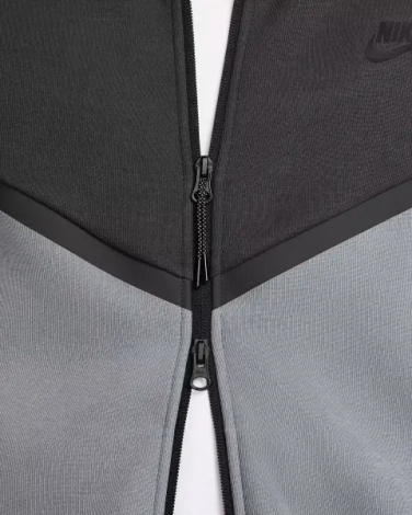 Толстовка Nike TECH FULL-ZIP WINDRUNNER HOODIE темно-сіро-сіра HV0949-061