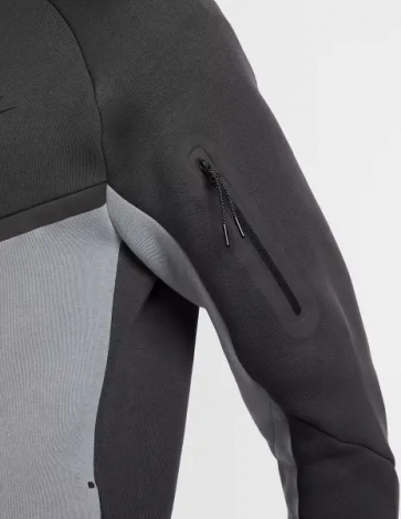 Толстовка Nike TECH FULL-ZIP WINDRUNNER HOODIE темно-сіро-сіра HV0949-061