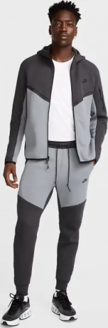 Толстовка Nike TECH FULL-ZIP WINDRUNNER HOODIE темно-сіро-сіра HV0949-061