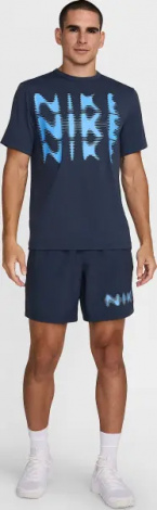 Футболка Nike HYVERSE DRI-FIT UV темно-синяя HJ3074-437