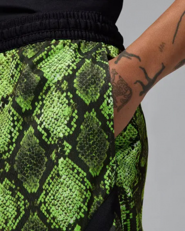 Шорти Nike JORDAN SPORT DRI-FIT MESH DIAMOND SHORTS салатово-чорні HF9907-358