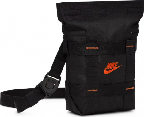 Сумка через плече Nike SPORTSWEAR CARGO чорно-помаранчева HF8106-010