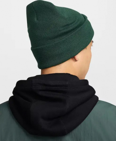 Шапка Nike PEAK FUTURA BEANIE темно-зелена HF0186-323
