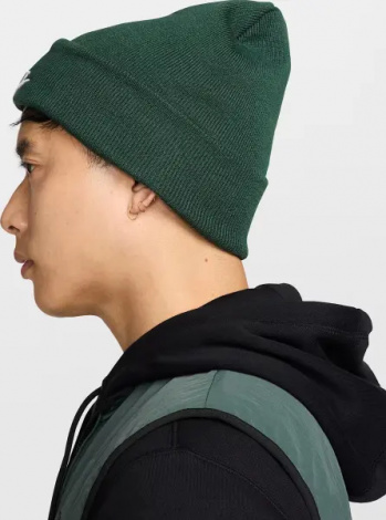 Шапка Nike PEAK FUTURA BEANIE темно-зелена HF0186-323