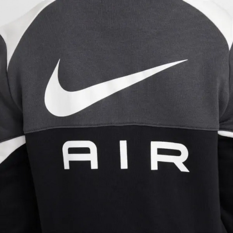 Світшот підлітковий Nike AIR CREW чорно-сірий FZ4956-010